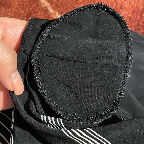 Lauren Ralph Lauren Black Stripe Wrap Dress - Picture 7 of 8